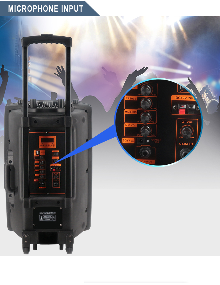 plastic bag over speaker