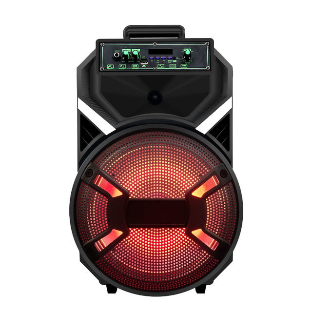 12 Inch Speaker Model QJ-1212 Colorful Light 12 Inch Speaker Deep Woofer Party Karaoke Speaker