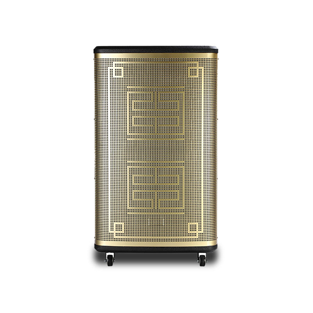 Hot Sale 15 Inch 2020 120w Gold Wood Portable Speaker for Outdoor 