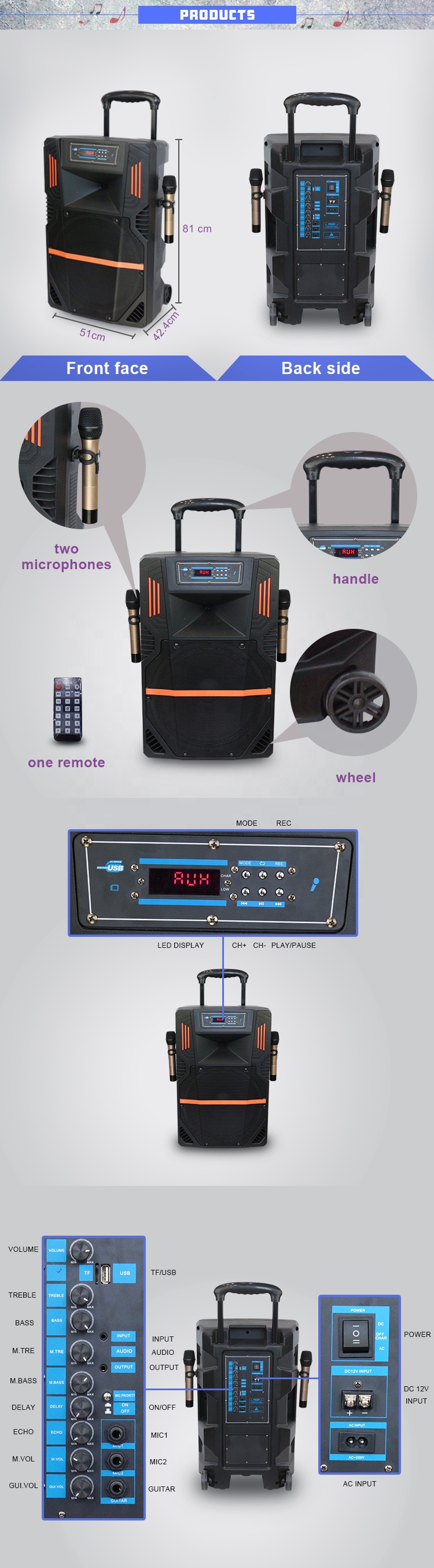 plastic marine speaker