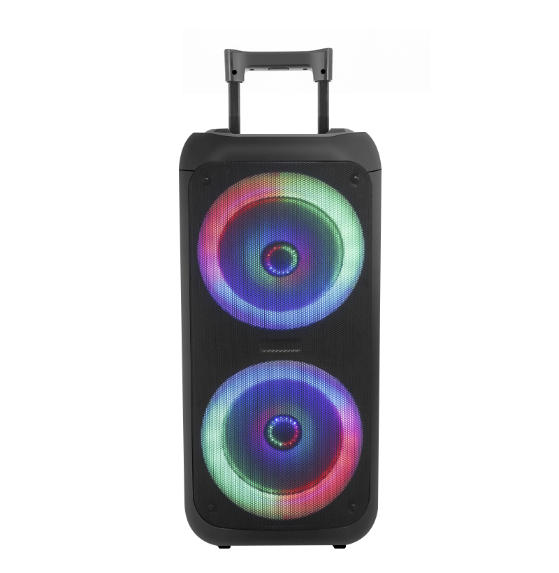 LED Light Woofer Outdoor Big Power RGB Lights Double Speaker Bass Bluetooth Speaker