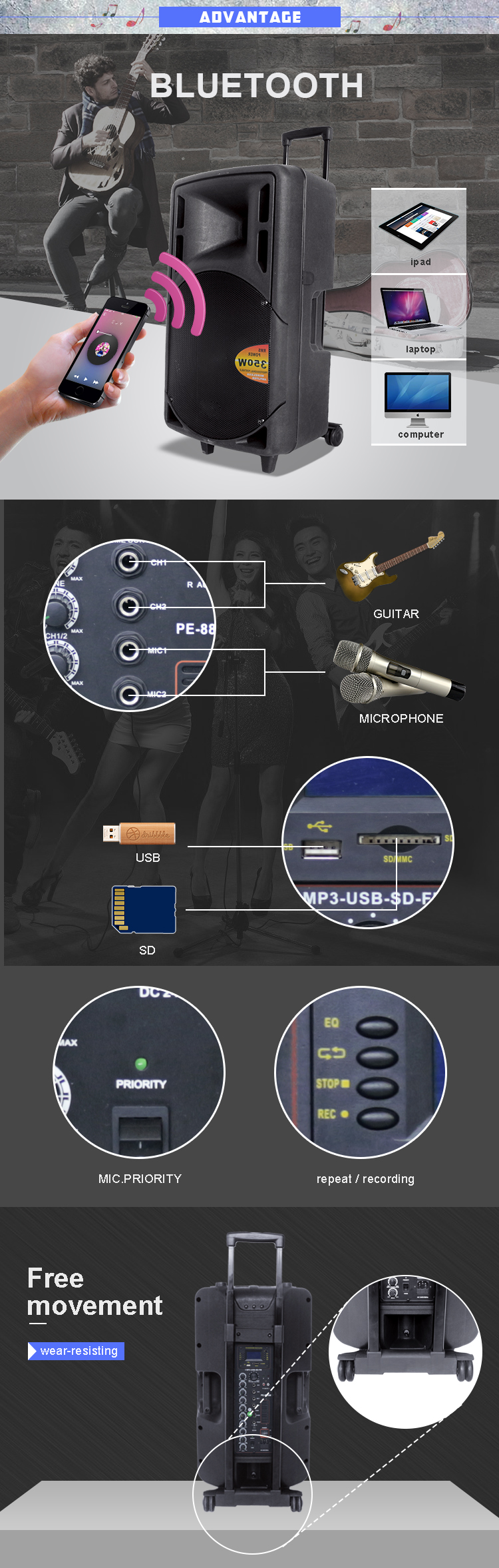 plastic speaker cabinet