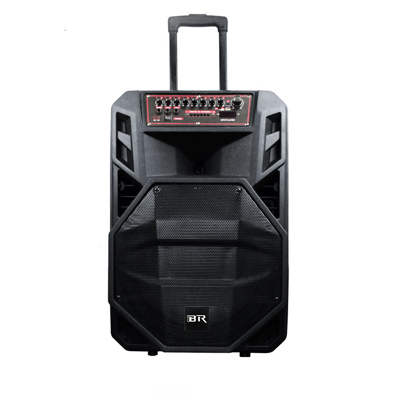 15 Inch 80w Amplifier Rechargeable Portable Speakers