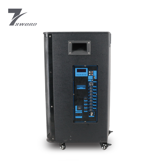 outdoor bluetooths wireless trolley portable speakers 15 inch with mic