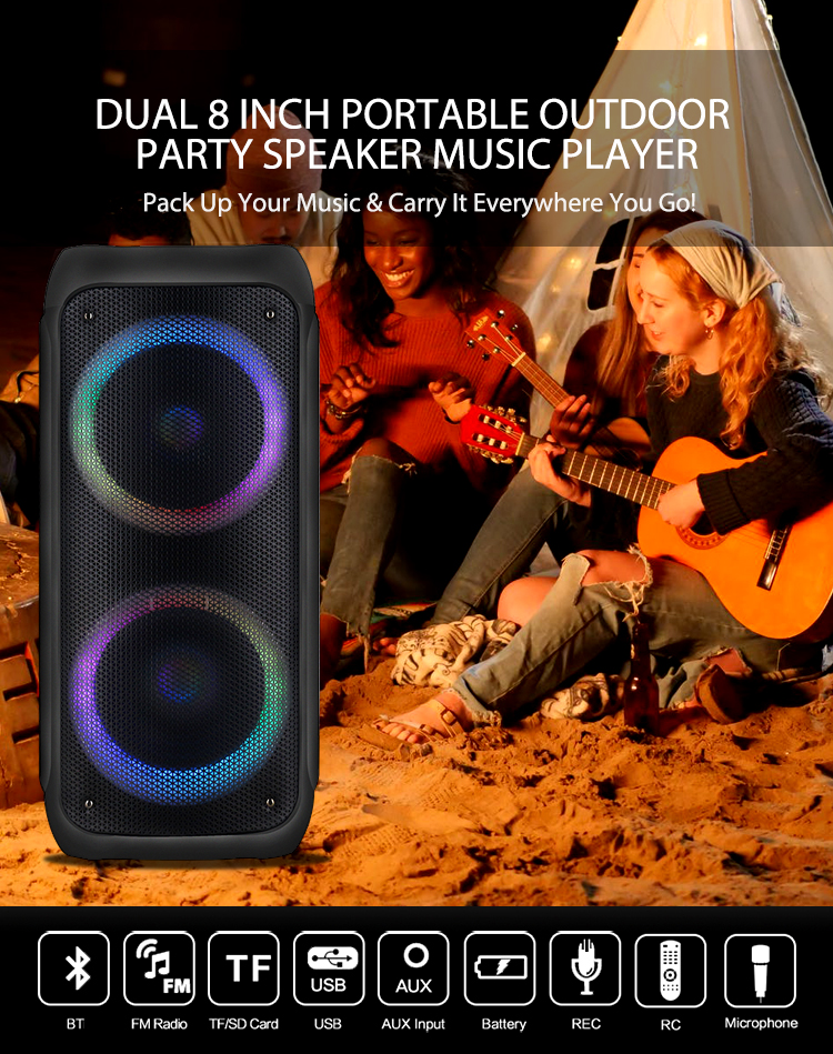 Custom made Bluetooth Speaker With Led Lights