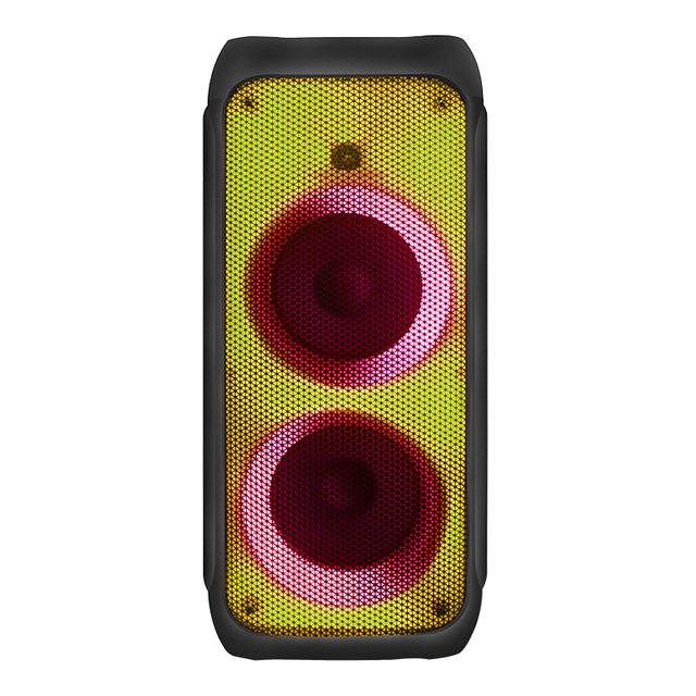 New Dual 8 Inch Portable Outdoor Party Plastic Horn Speakerwith LED Light