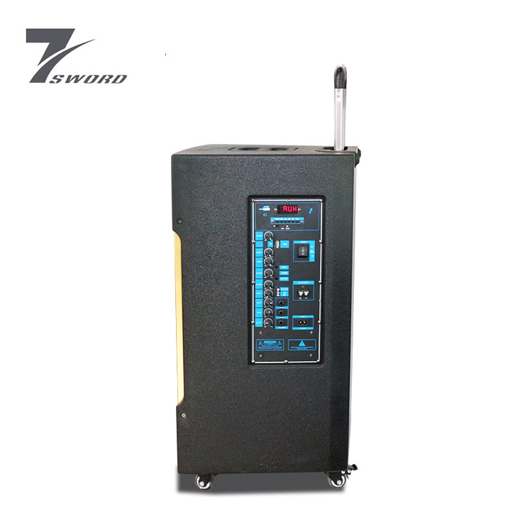 15 Inch Amplifier Audio Portable Trolley Magnetic Bass Speaker