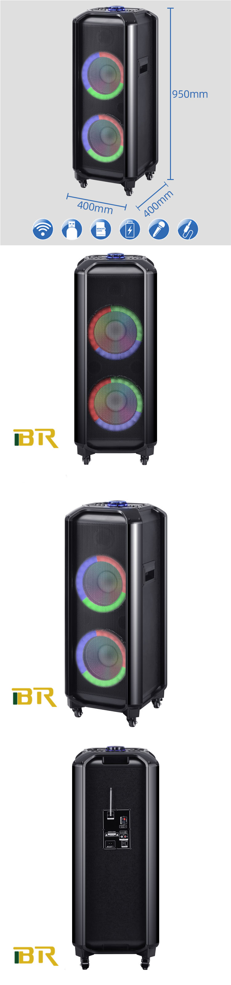 portable speaker in checked luggage