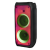 New Dual 8 Inch Portable Outdoor Party Plastic Speaker with LED Light