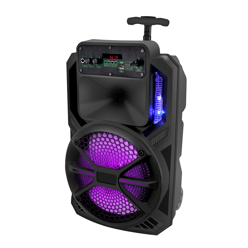 best usb charging battery powered bluetooth party speaker with karaoke mic