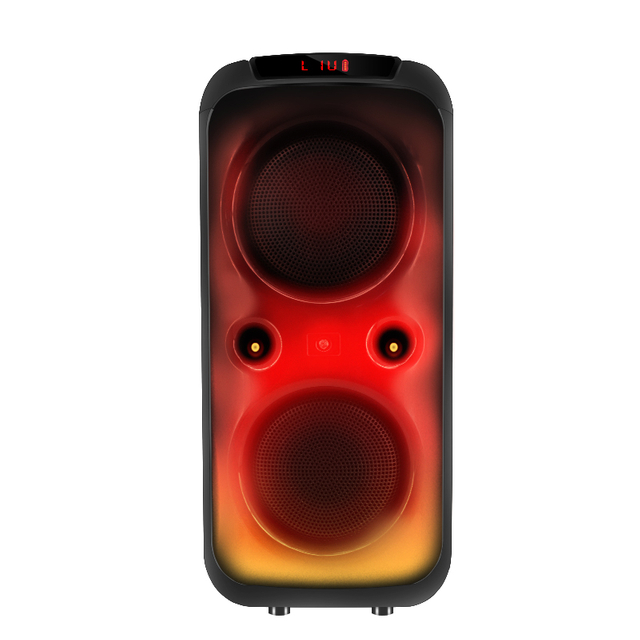Popular Colorful Led Light Dual 8 Inch Portables Party Speaker Bluetooth