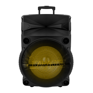 factory sale powerful trolley outdoor house party fun led lights speaker with 18 inch bass 