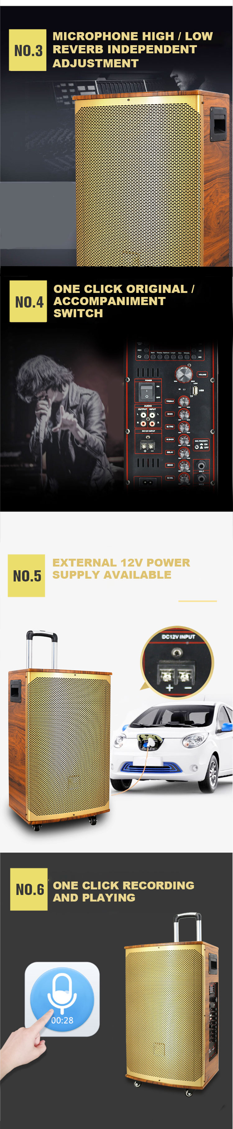 bluetooth outdoor rock speaker