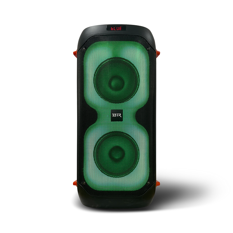 OEM Powerful outdoor portable battery speaker bluetooth with disco led lights QJ-8820